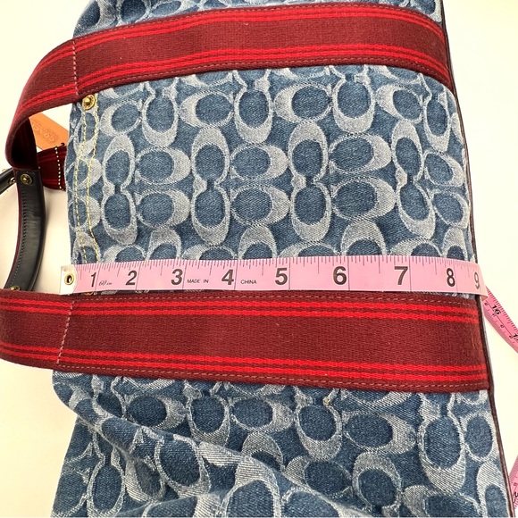 Coach Limited Edition Denim Signature Duffle Bag Archive Collection EUC with COA - Picture 14 of 16
